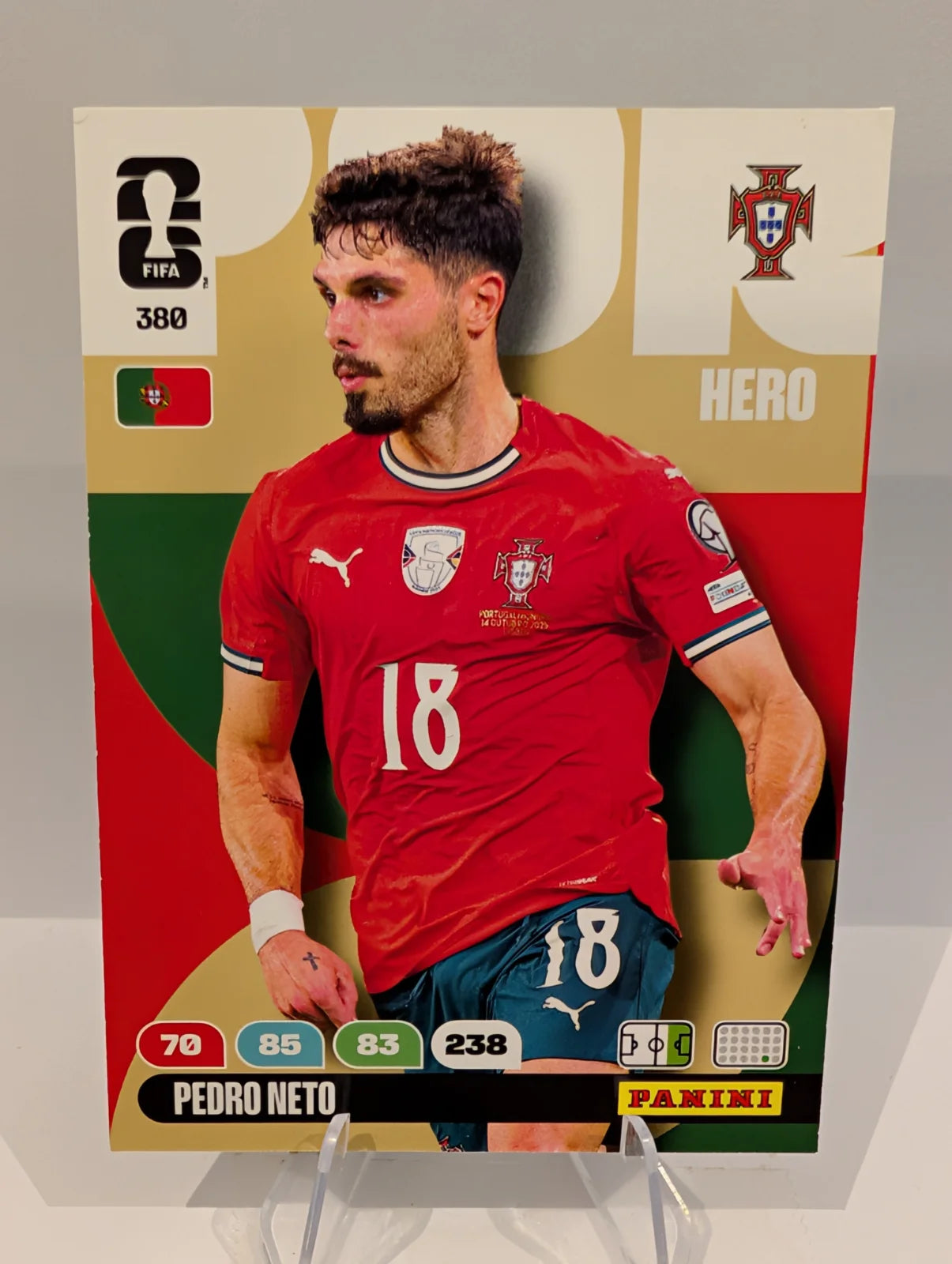 380 Pedro Neto - Portugal - Panini Adrenalyn XL World Cup 2026