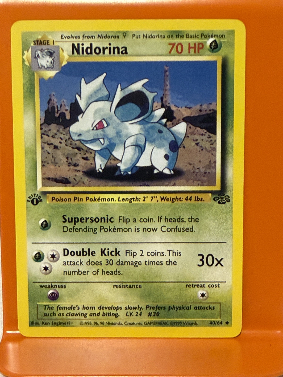 Nidorina 40 · 1st Edition (Jungle)