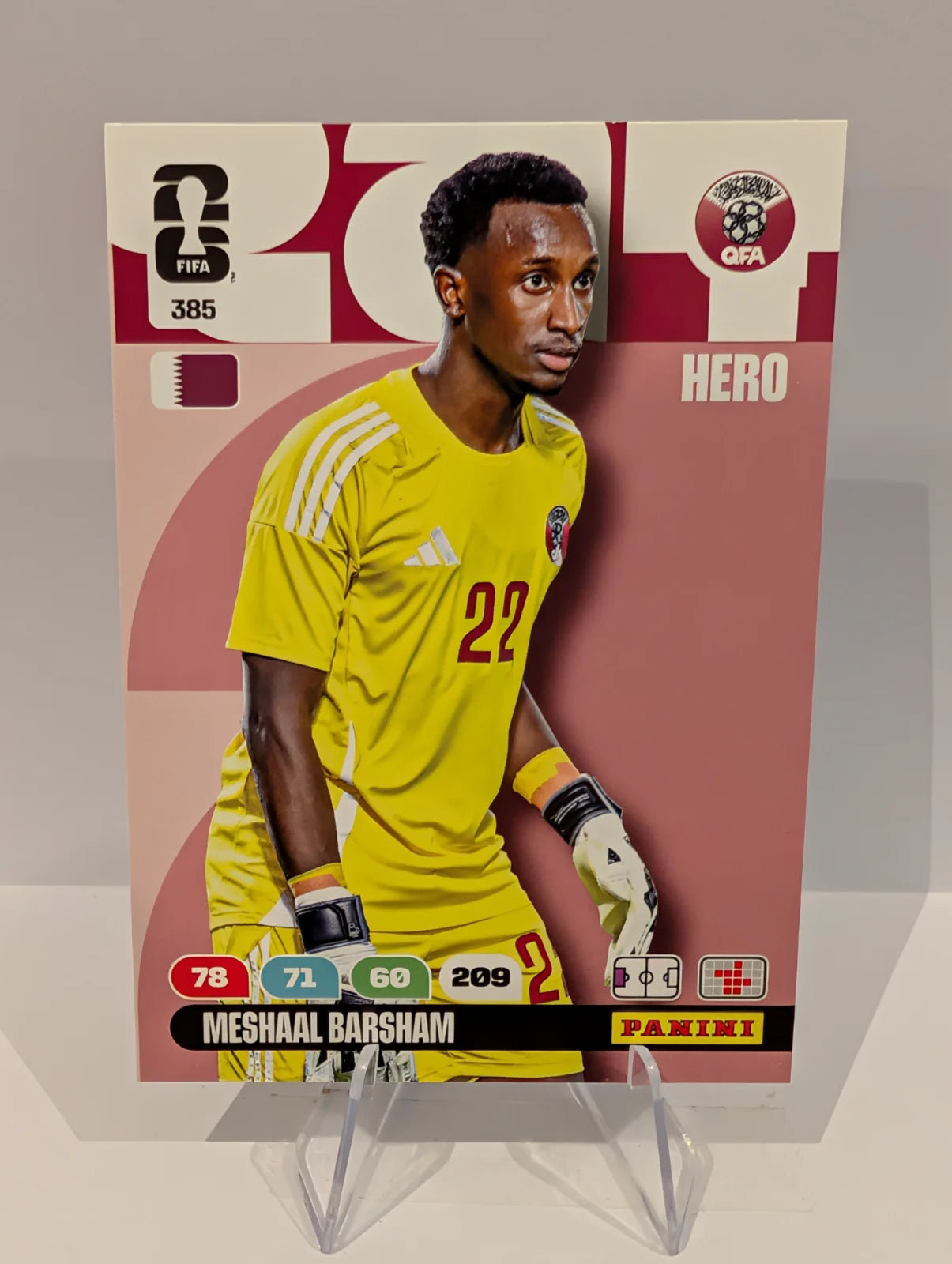 385 Meshaal Barsham - Qatar - Panini Adrenalyn XL World Cup 2026