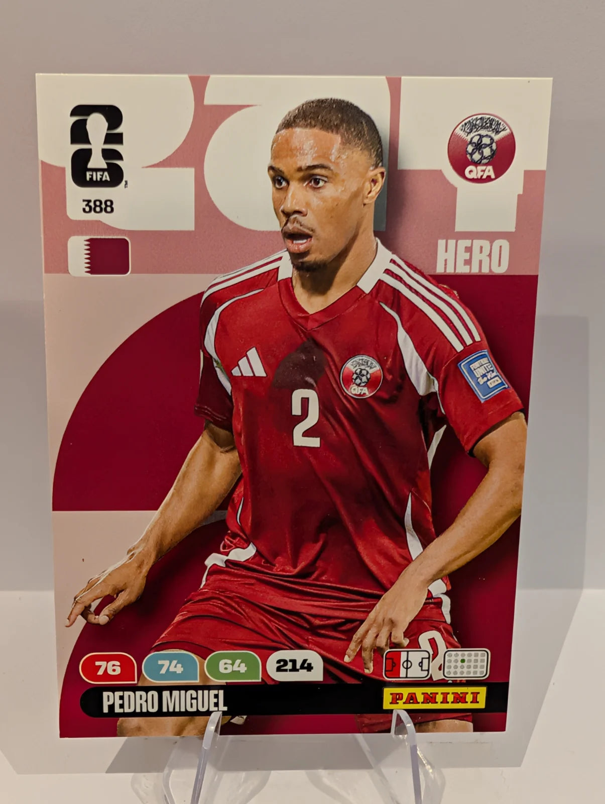 388 Pedro Miguel - Qatar - Panini Adrenalyn XL World Cup 2026