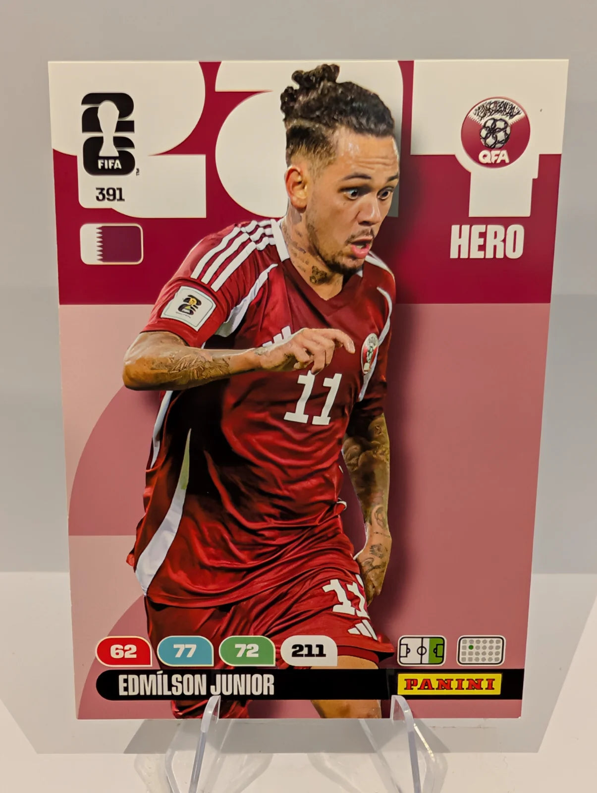 391 Edmilson Junior - Qatar - Panini Adrenalyn XL World Cup 2026