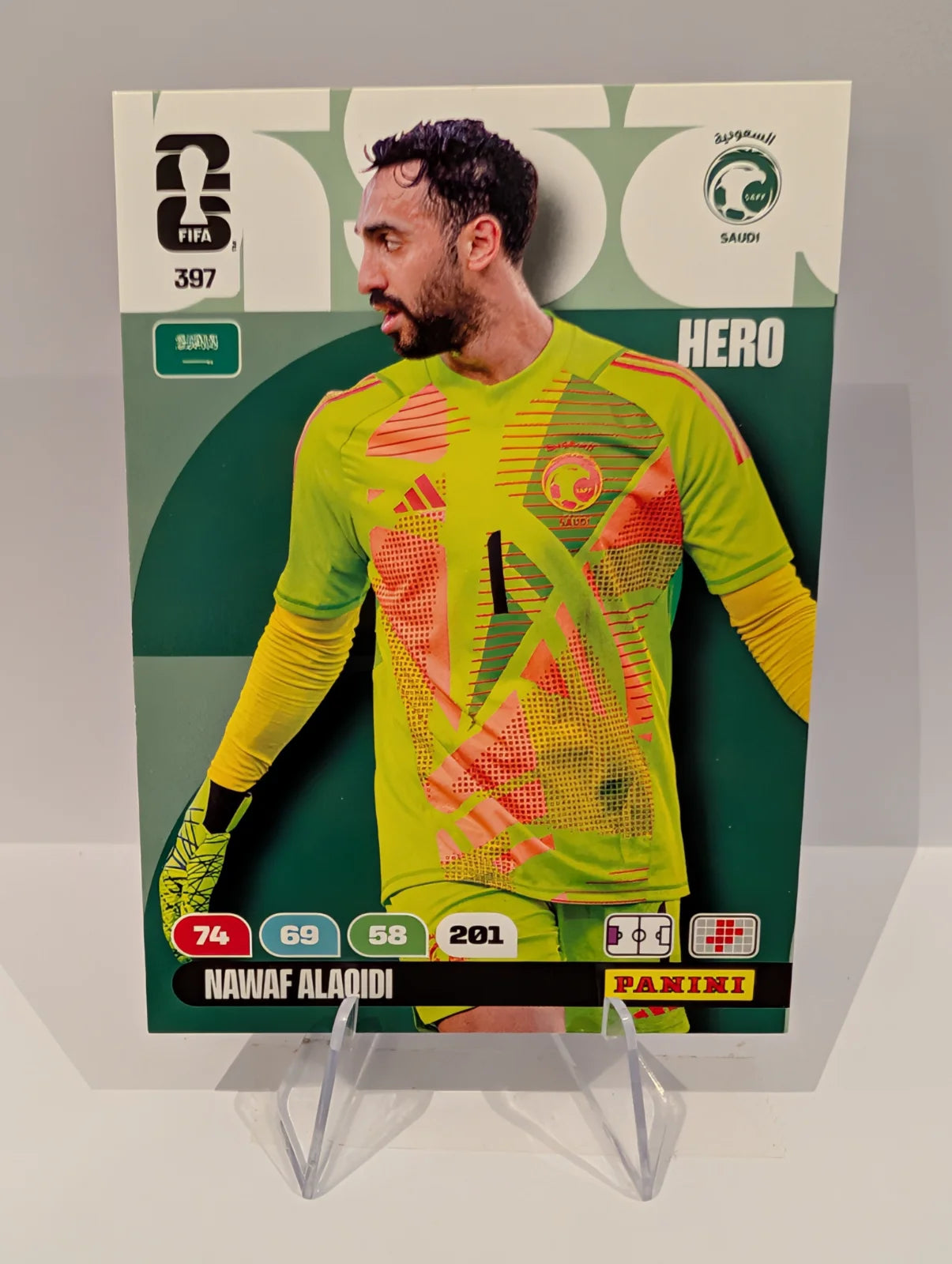 397 Nawaf Alaqidi - Saudi Arabia - Panini Adrenalyn XL World Cup 2026
