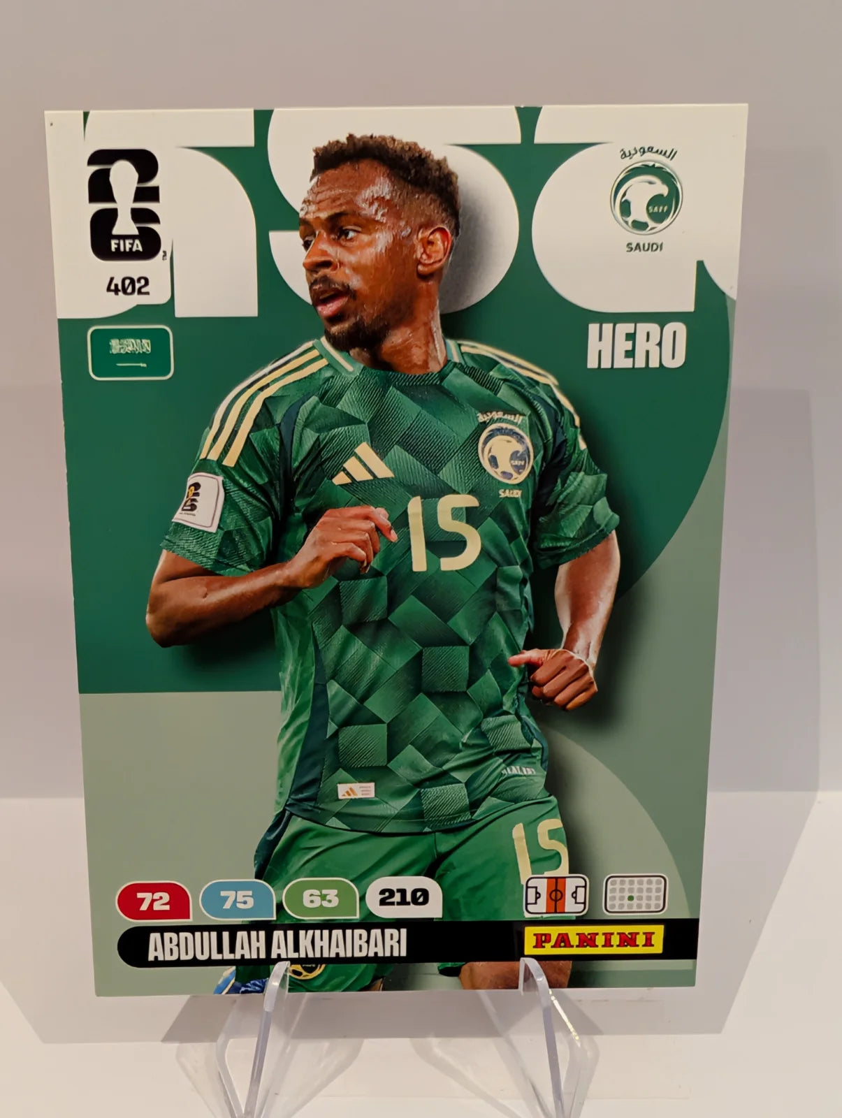 402 Abdullah Alkhaibari - Saudi Arabia - Panini Adrenalyn XL World Cup 2026