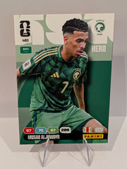403 Musab Aljuwayr - Saudi Arabia - Panini Adrenalyn XL World Cup 2026