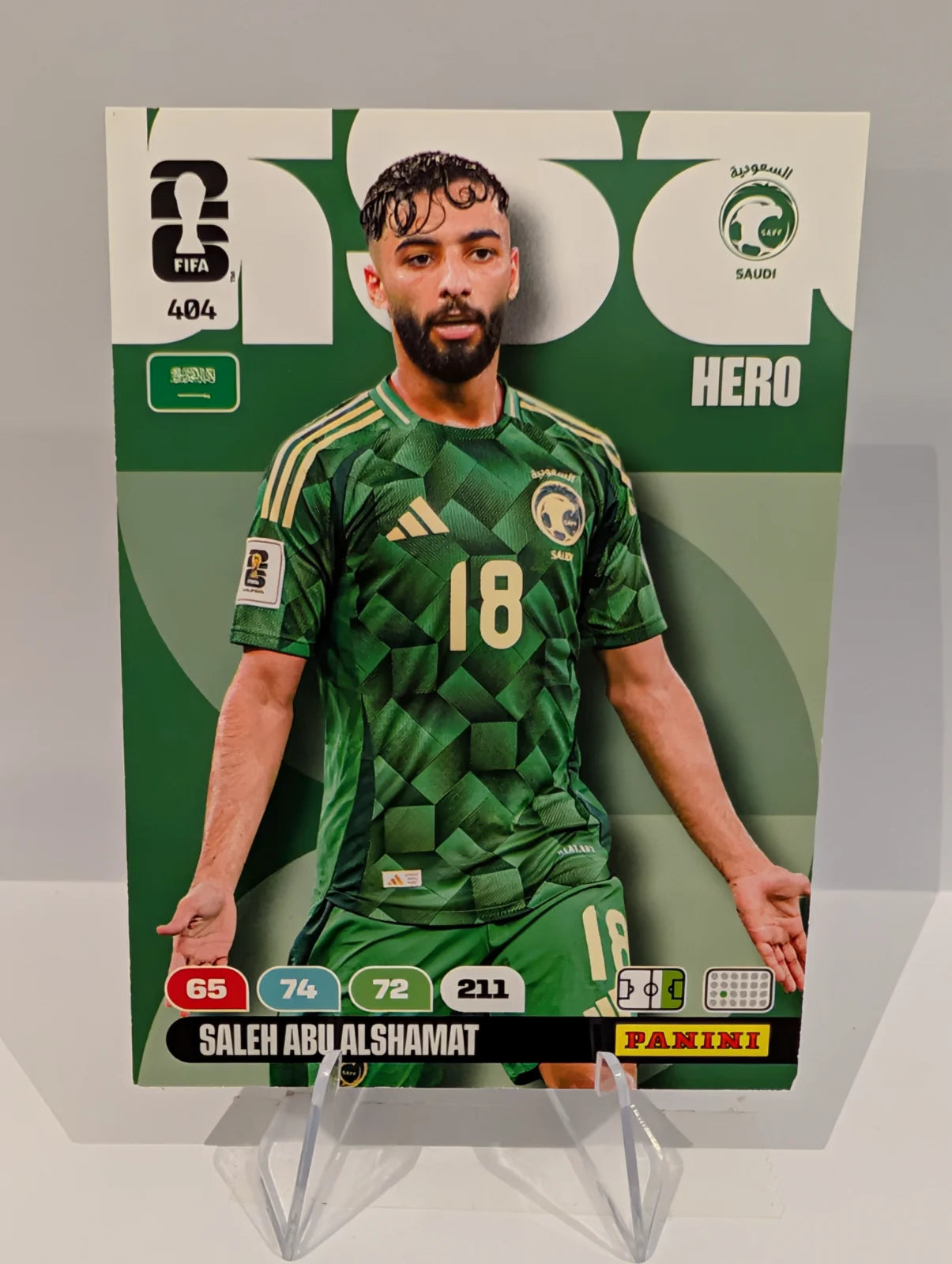 404 Saleh Abu Alshamat - Saudi Arabia - Panini Adrenalyn XL World Cup 2026