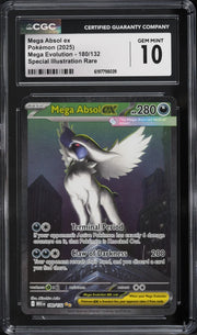 Mega Absol ex 180/132 · Holofoil (Mega Evolution) — CGC 10 *SHIPS 1st - 7th SEPTEMBER*
