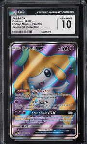 Jirachi GX 079a/236 · Holofoil (Alternate Art Promos) — CGC 10 *SHIPS 1st - 7th SEPTEMBER*