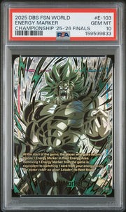 Energy Marker (E-103) · Holofoil (Fusion World Energy Markers) — PSA 10