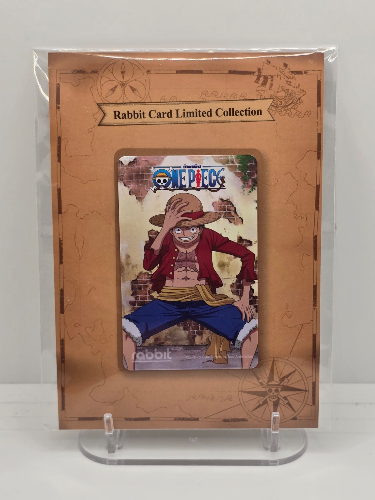 One Piece Luffy Card - Collaboration RABBIT - Sealed