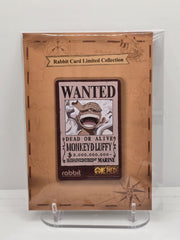 One Piece Luffy Card - Collaboration RABBIT - Sealed