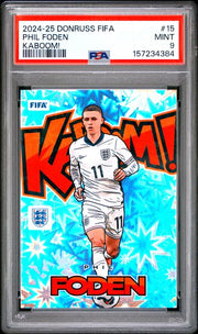 2024-25 Panini Donruss FIFA Kaboom! #15 Phil Foden PSA 9