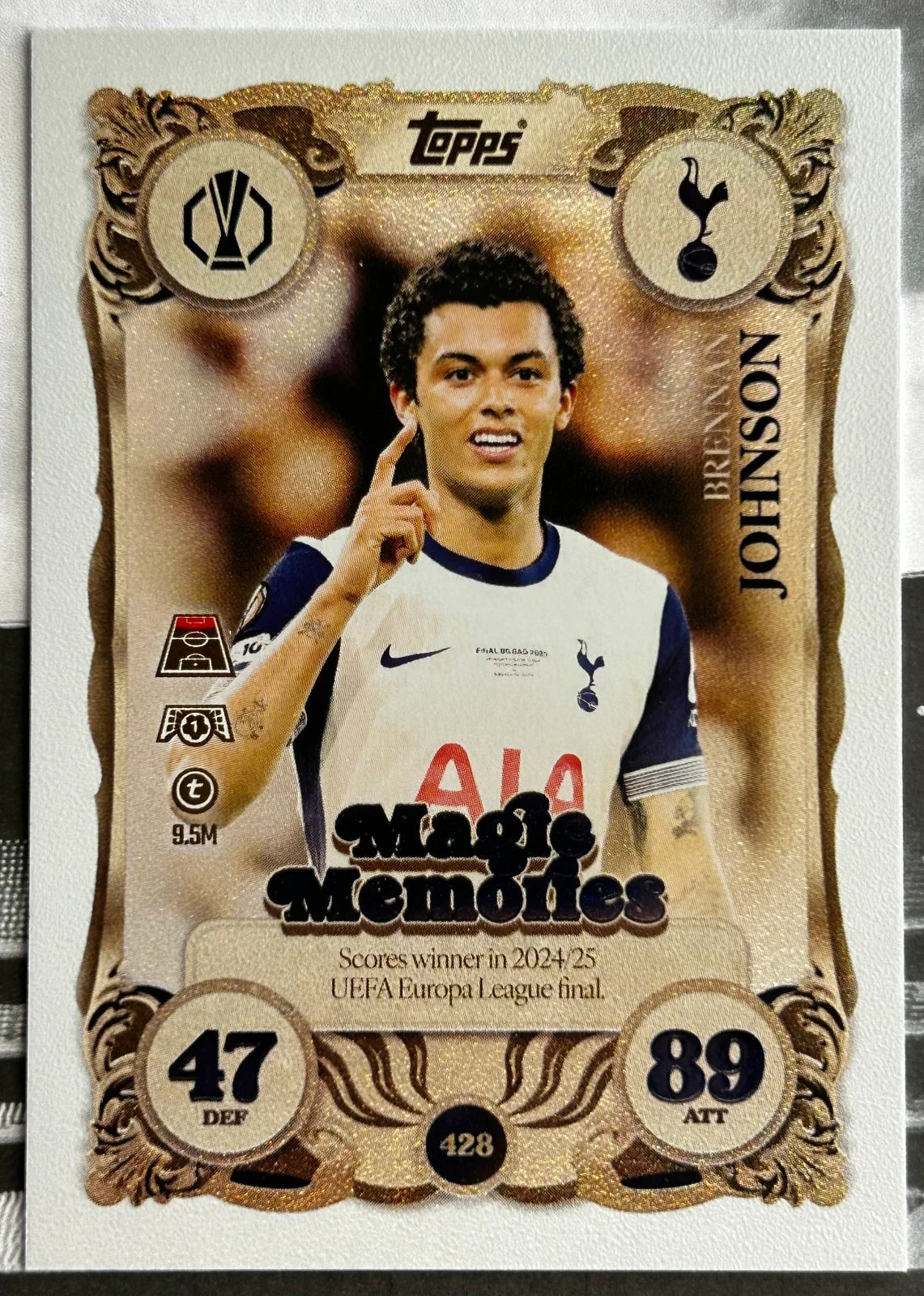 Brennan Johnson #428 Topps Magic Memories 2025/2026