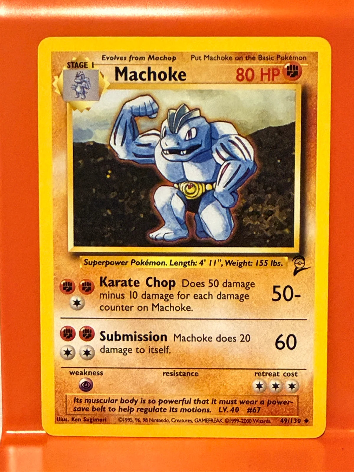 Machoke 49 · Normal (Base Set 2)
