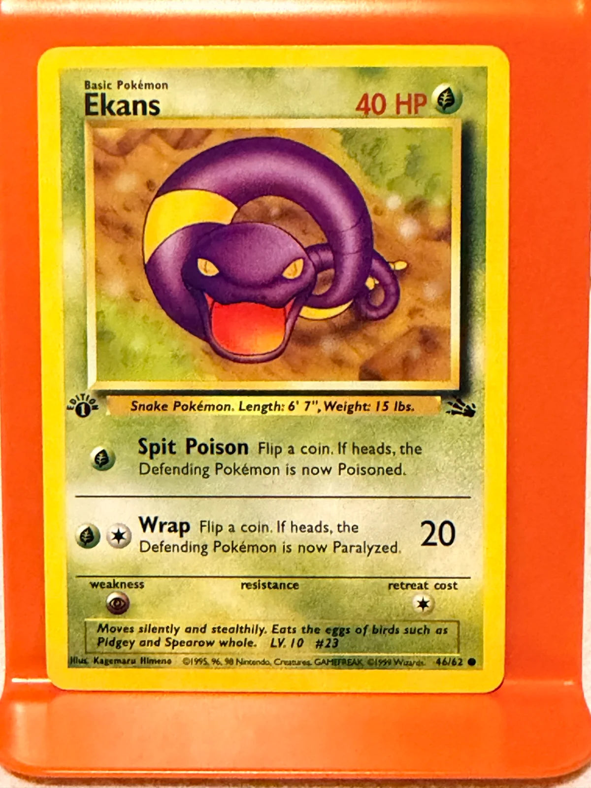 Ekans 46 · 1st Edition (Fossil)