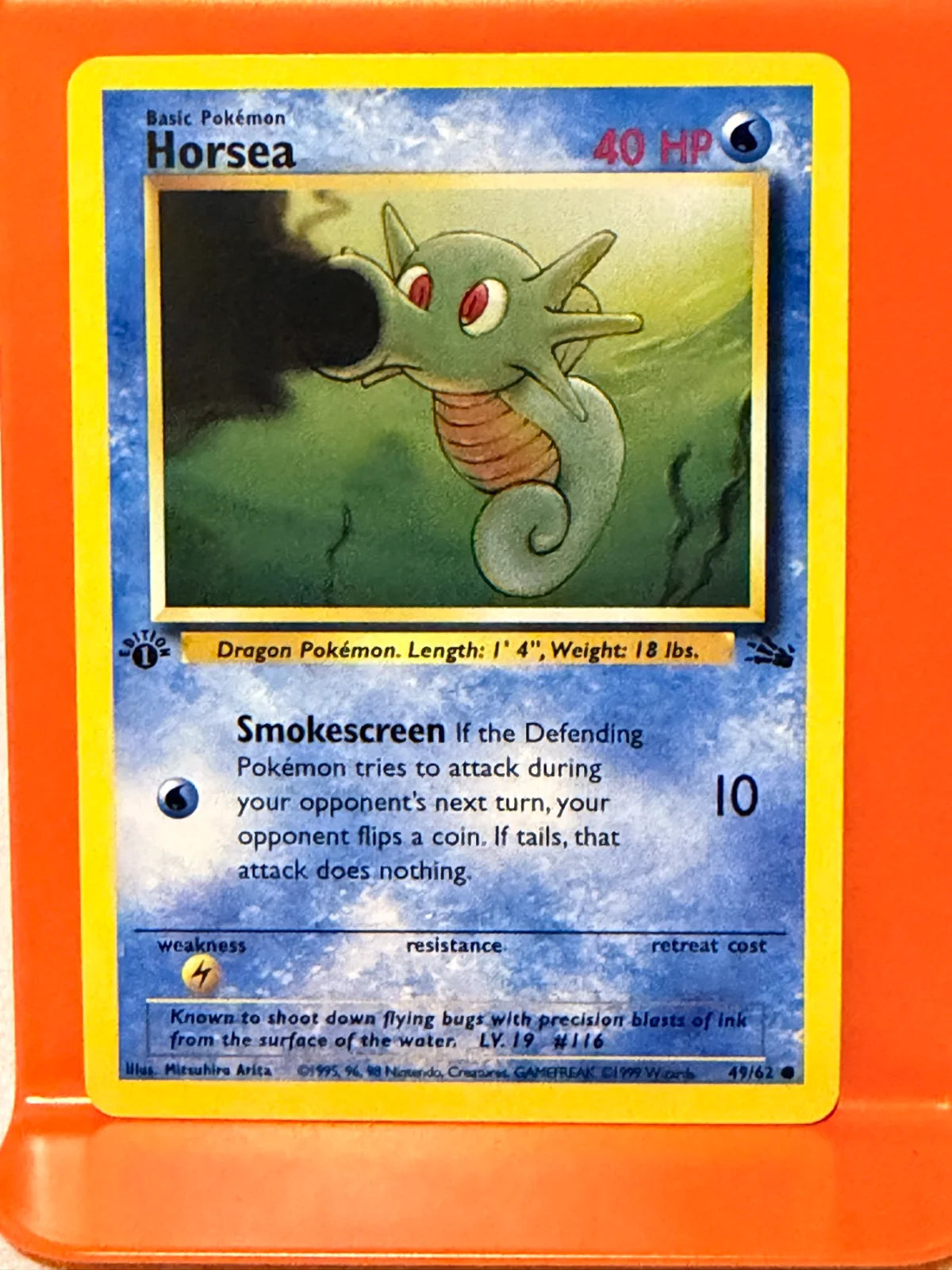Horsea 49 · 1st Edition (Fossil)