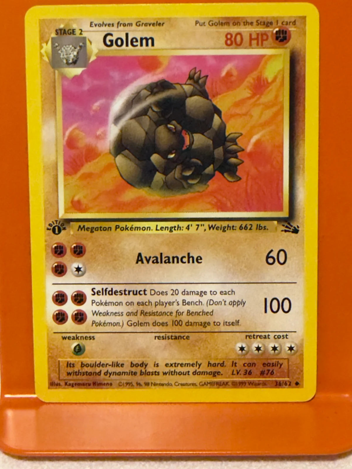 Golem 36 · 1st Edition (Fossil)