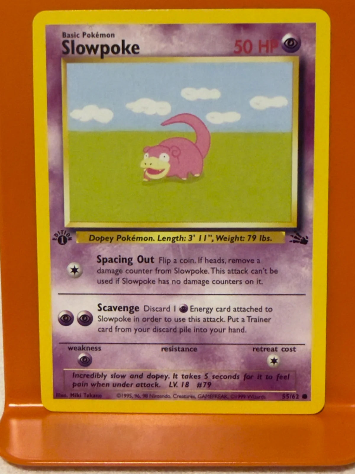 Slowpoke 55 · 1st Edition (Fossil)