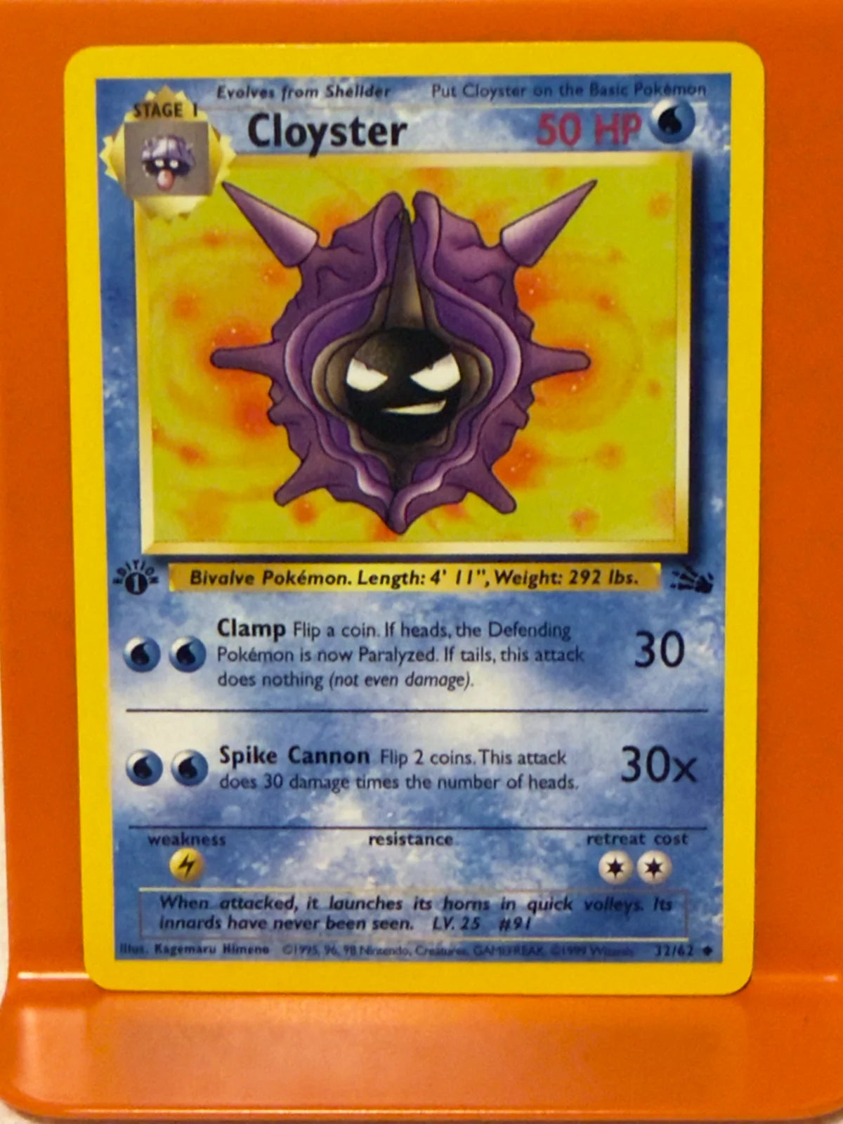 Cloyster 32 · 1st Edition (Fossil)