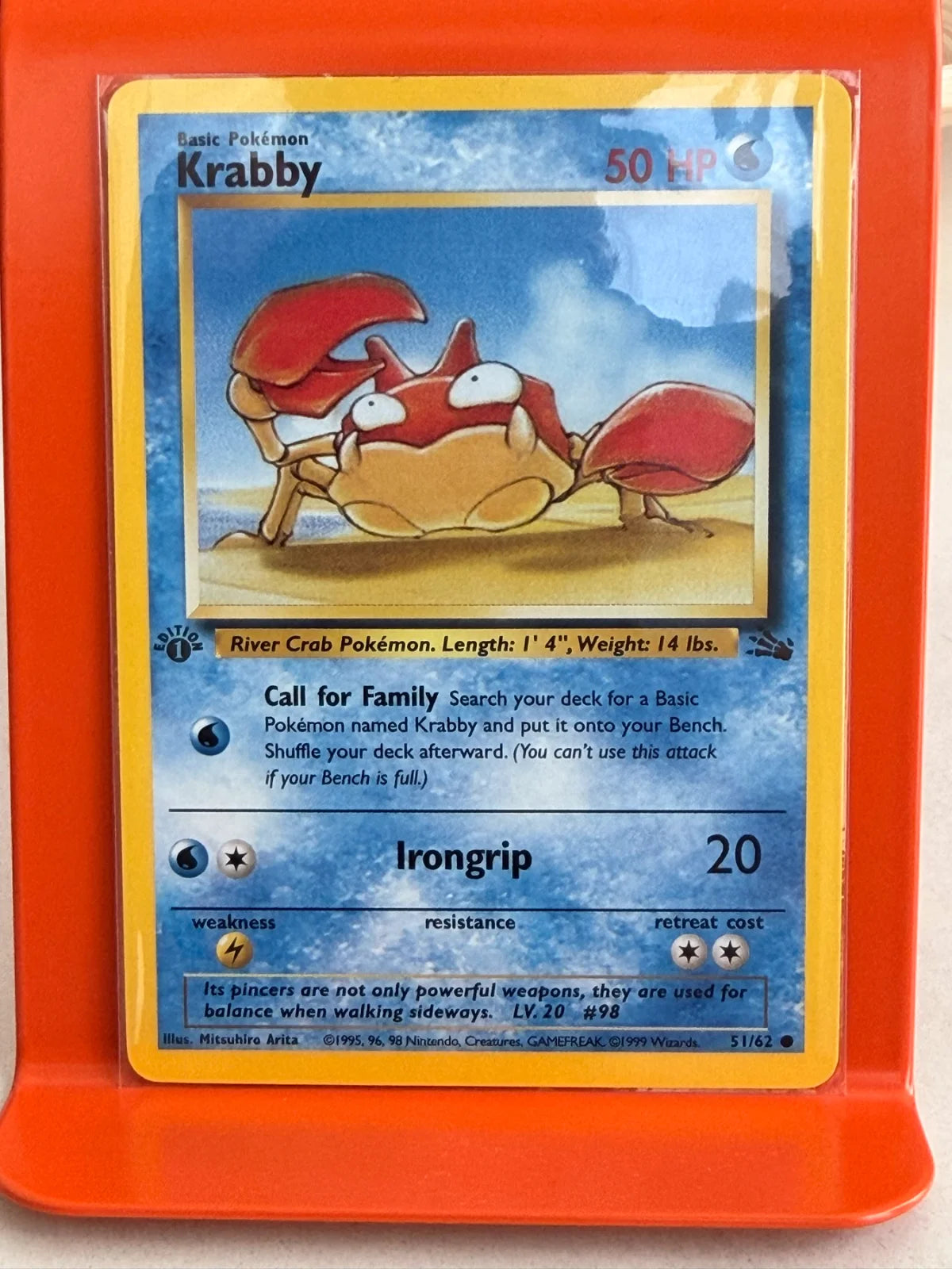 Krabby 51 · 1st Edition (Fossil)