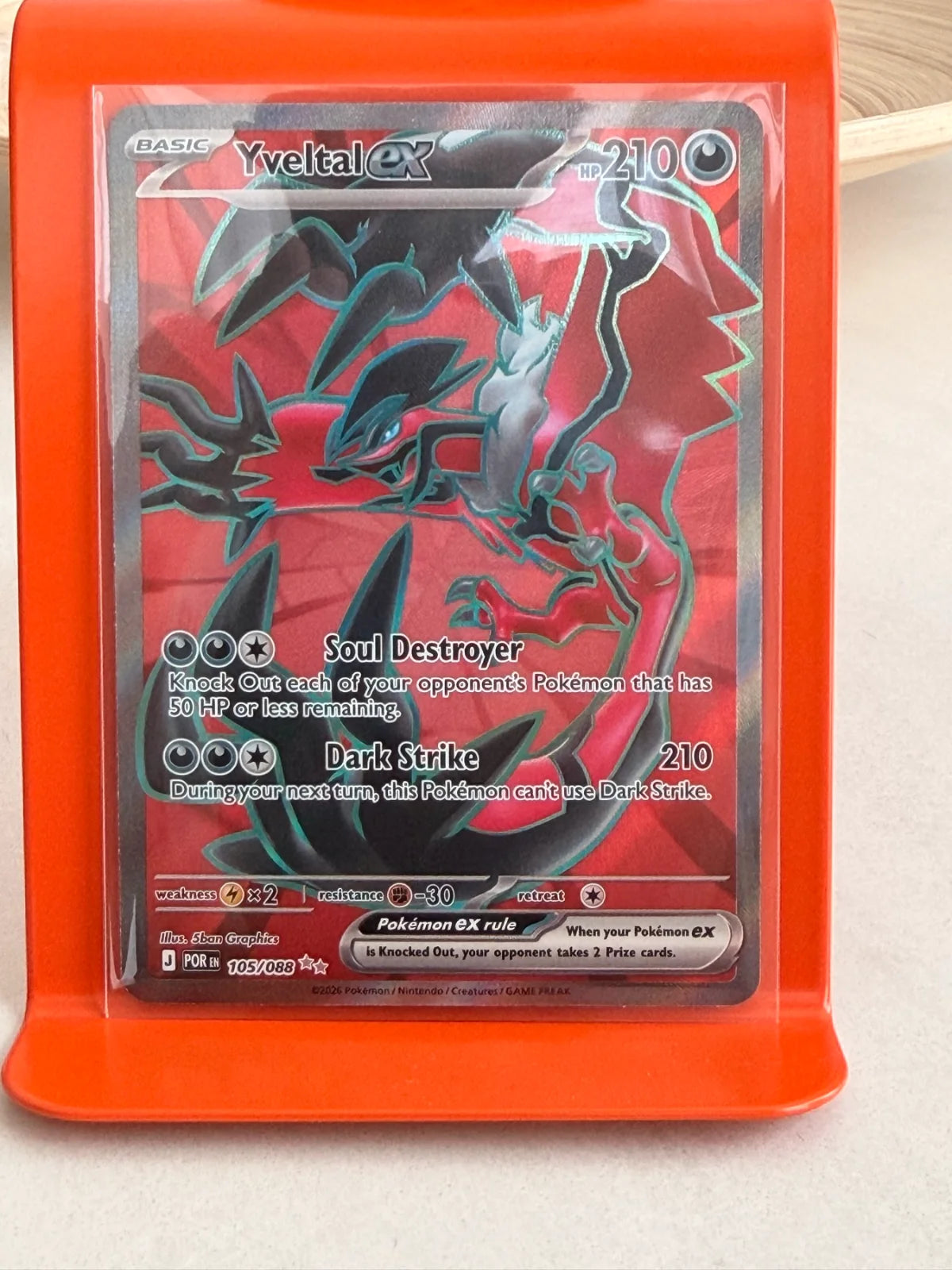 Yveltal ex 105/088 · Holofoil (Perfect Order)