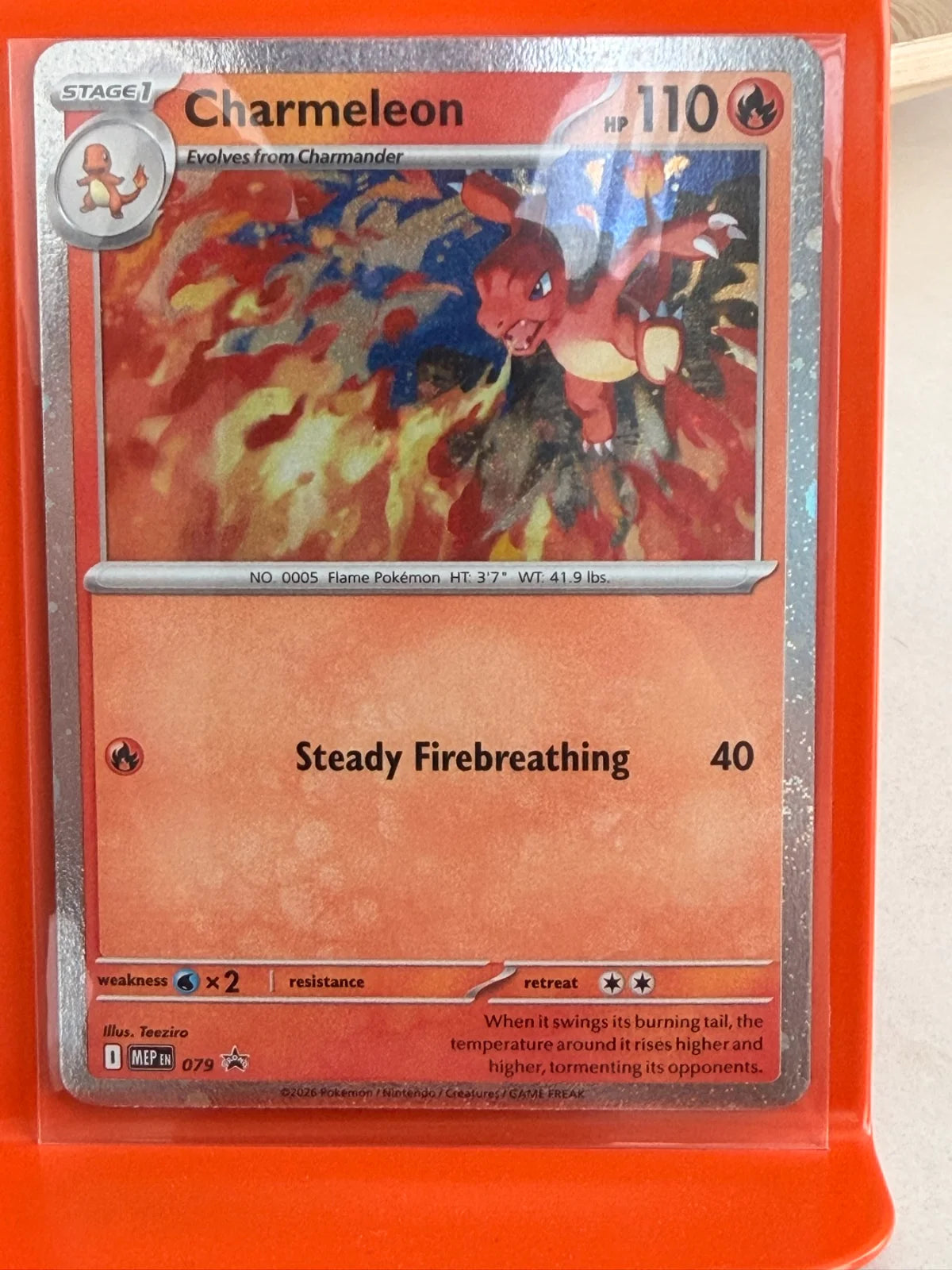 Charmeleon (Cosmos Holo) 079 · Holofoil (Mega Evolution Promos)