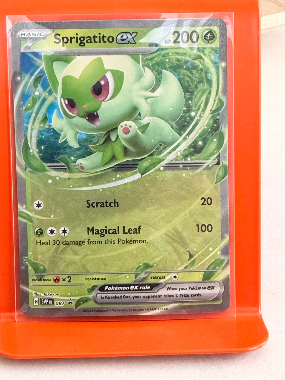 Sprigatito ex 087 · Holofoil (Scarlet & Violet Promo)