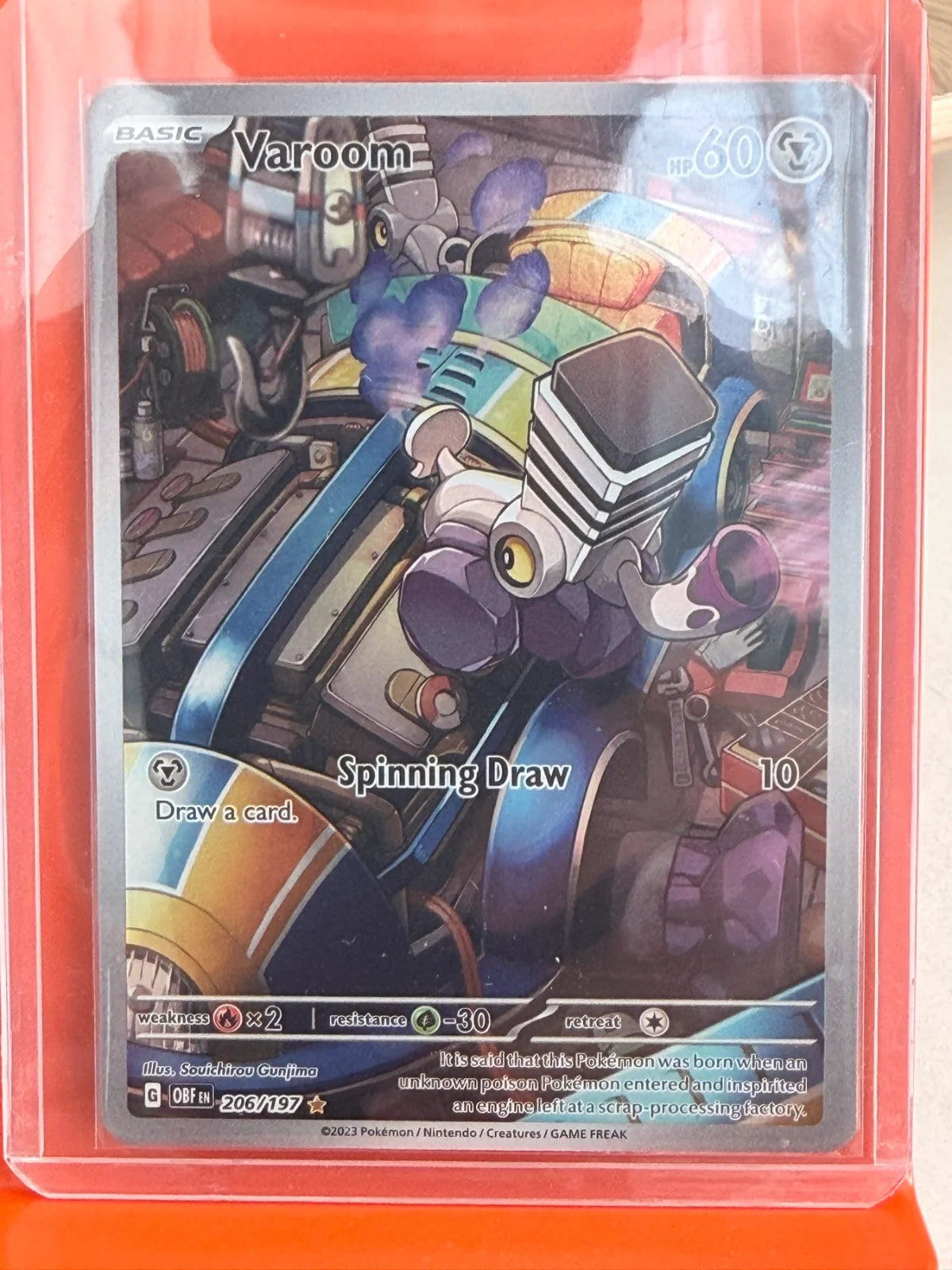 Varoom 206/197 · Holofoil (Obsidian Flames)