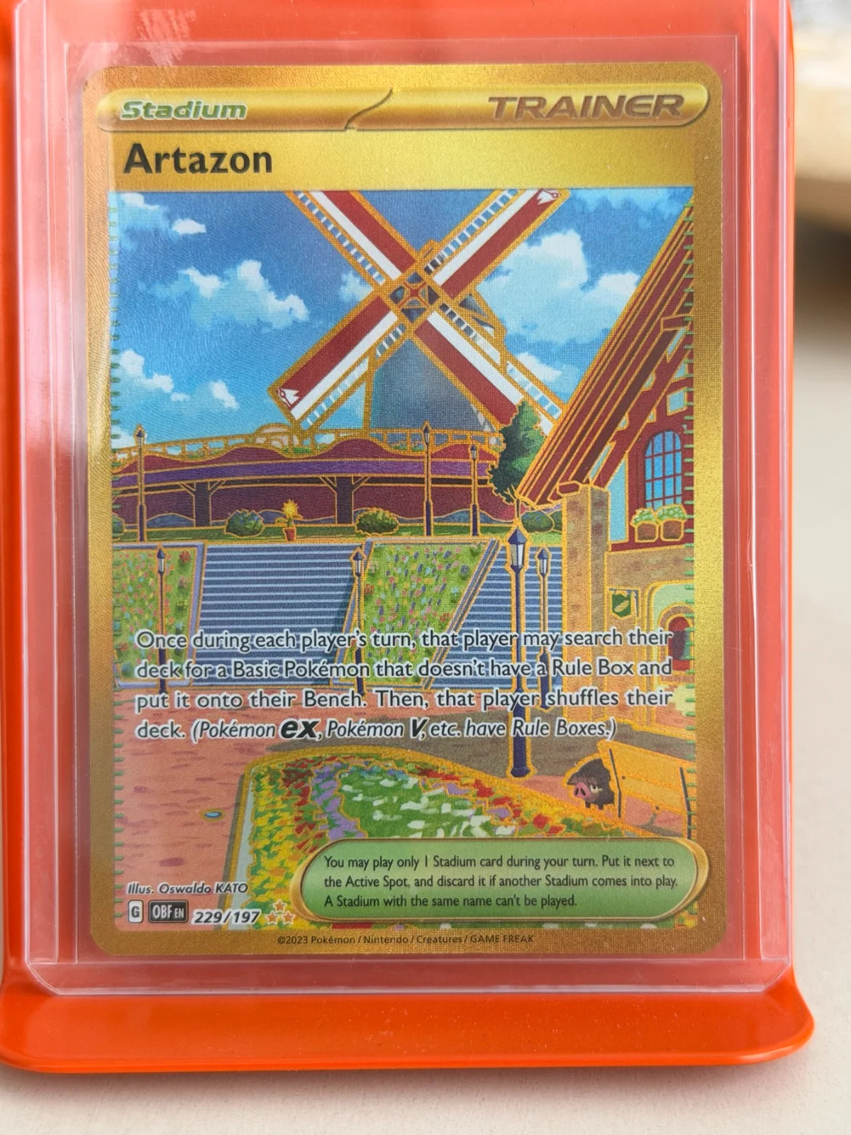 Artazon 229/197 · Holofoil (Obsidian Flames)