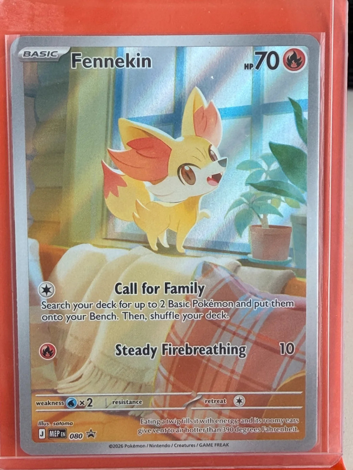 Fennekin 080 · Holofoil (Mega Evolution Promos)