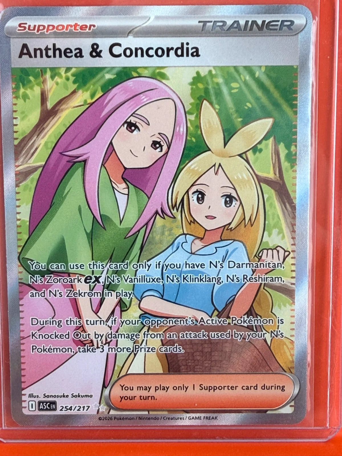 Anthea & Concordia 254/217 · Holofoil (Ascended Heroes)
