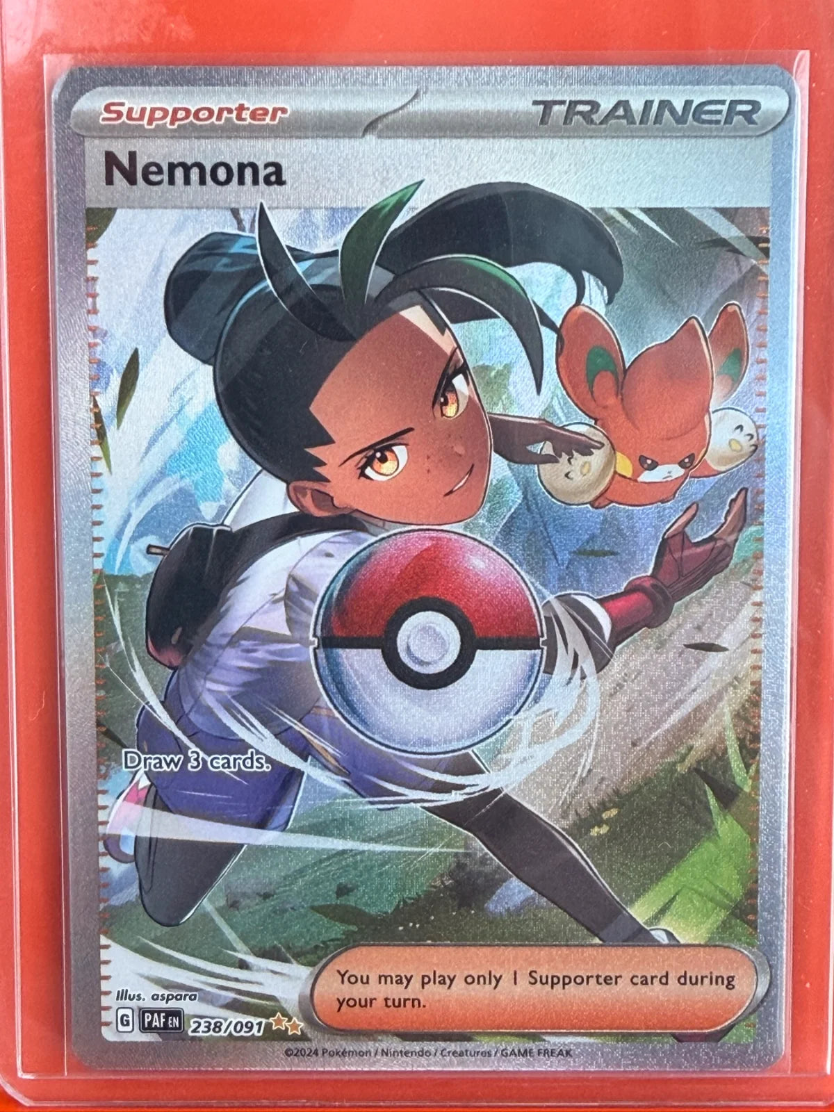 Nemona 238/091 · Holofoil (Paldean Fates)