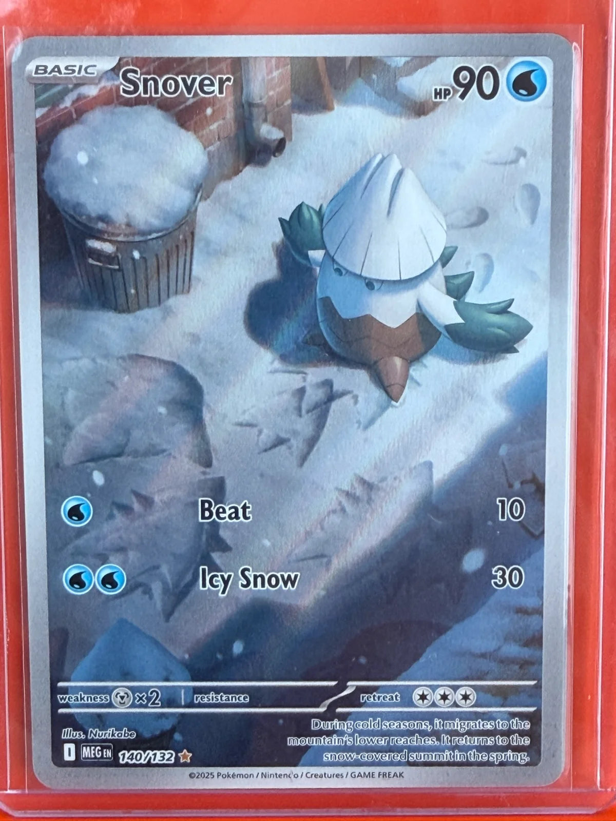 Snover 140/132 · Holofoil (Mega Evolution)