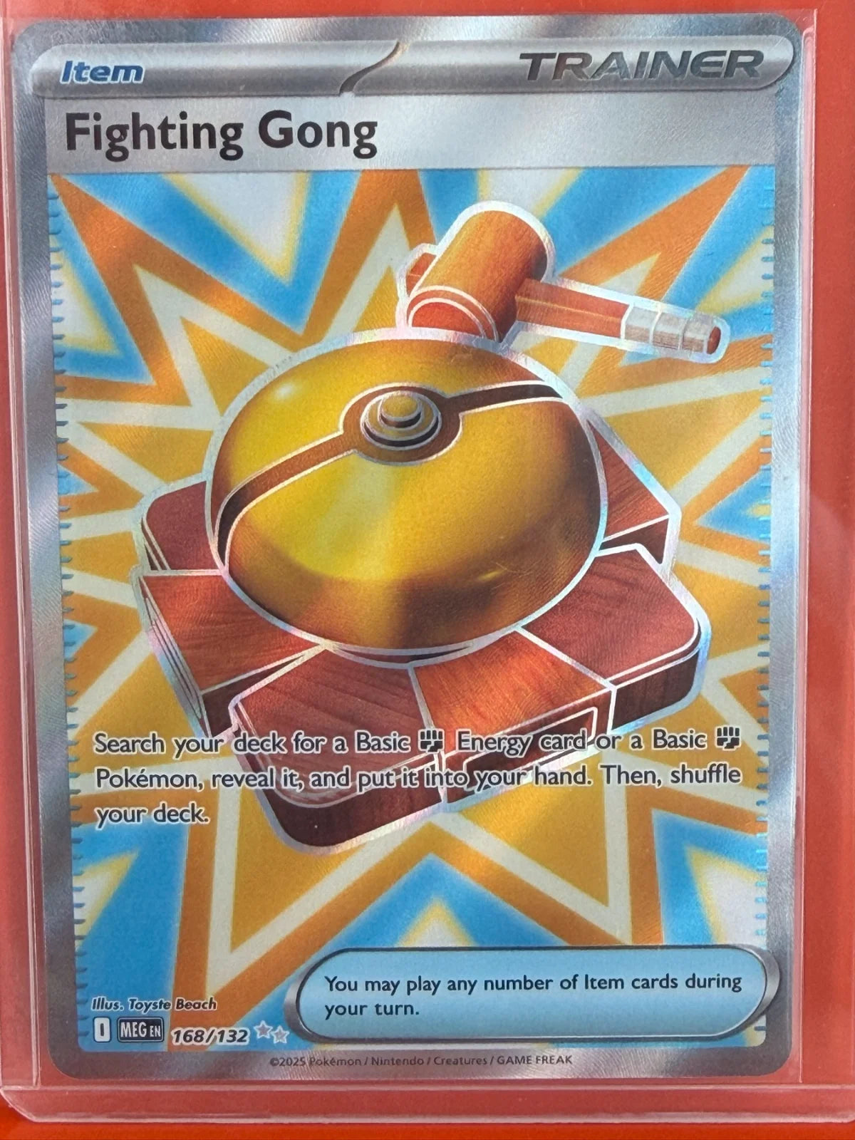 Fighting Gong 168/132 · Holofoil (Mega Evolution)