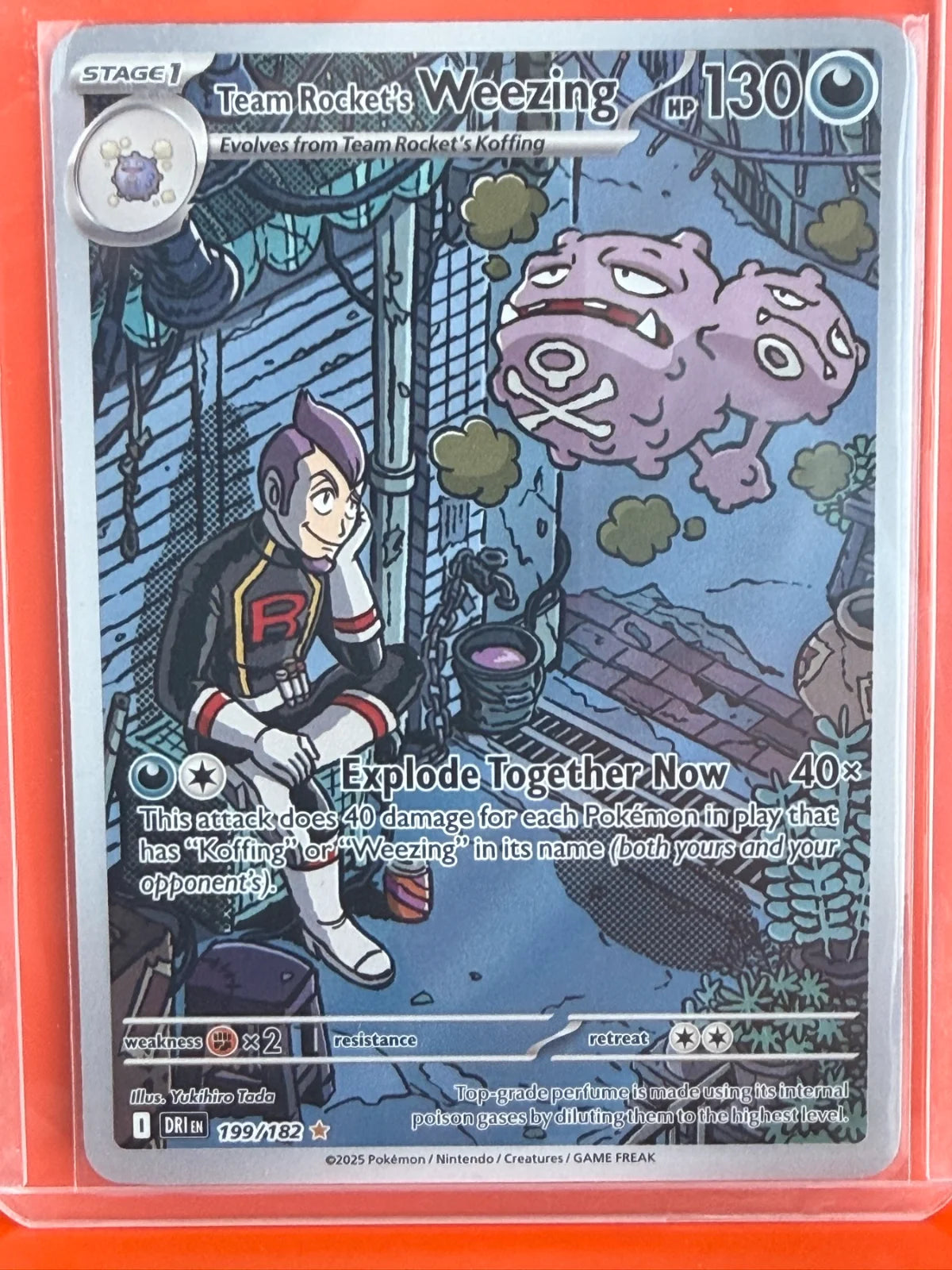 Team Rocket's Weezing 199/182 · Holofoil (Destined Rivals)