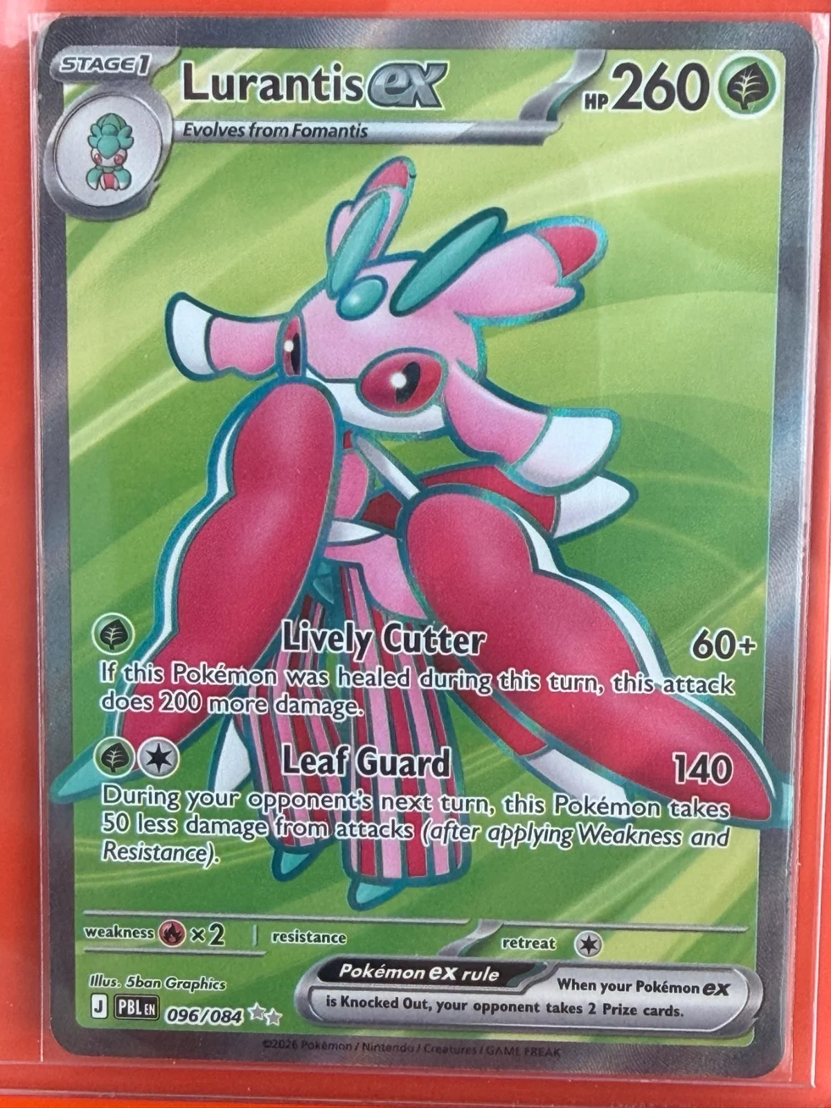 Lurantis ex 096/084 · Holofoil (Pitch Black)