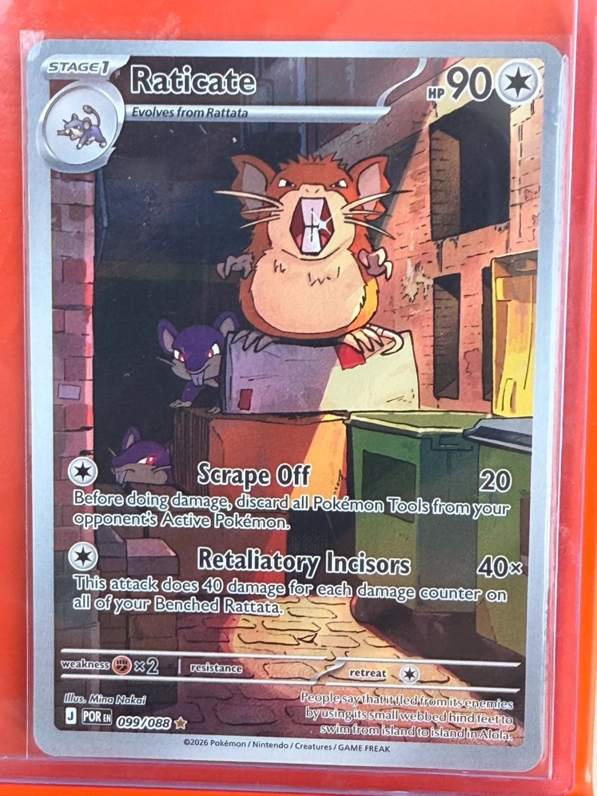 Raticate 099/088 · Holofoil (Perfect Order)