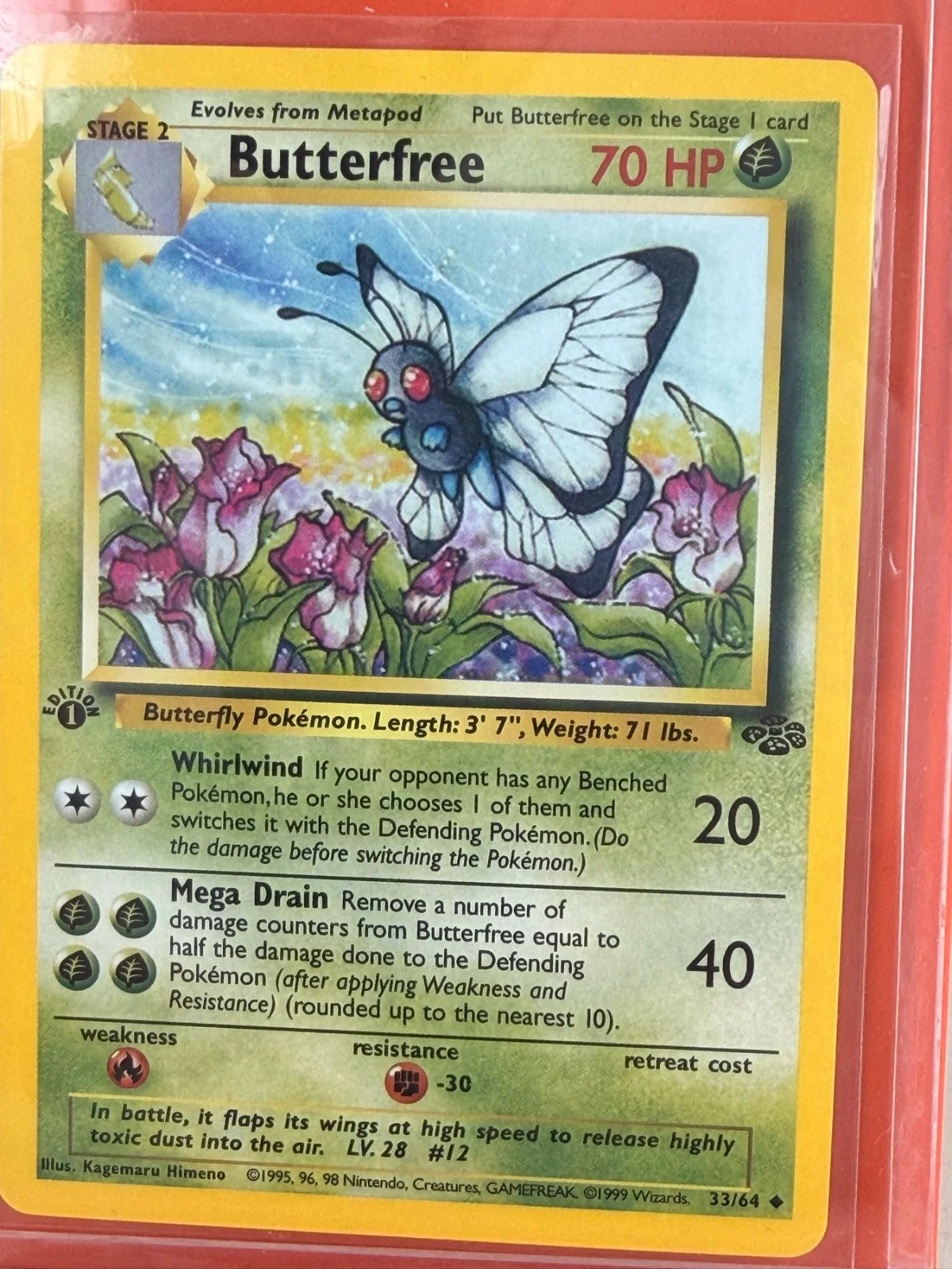 Butterfree 33 · 1st Edition (Jungle)