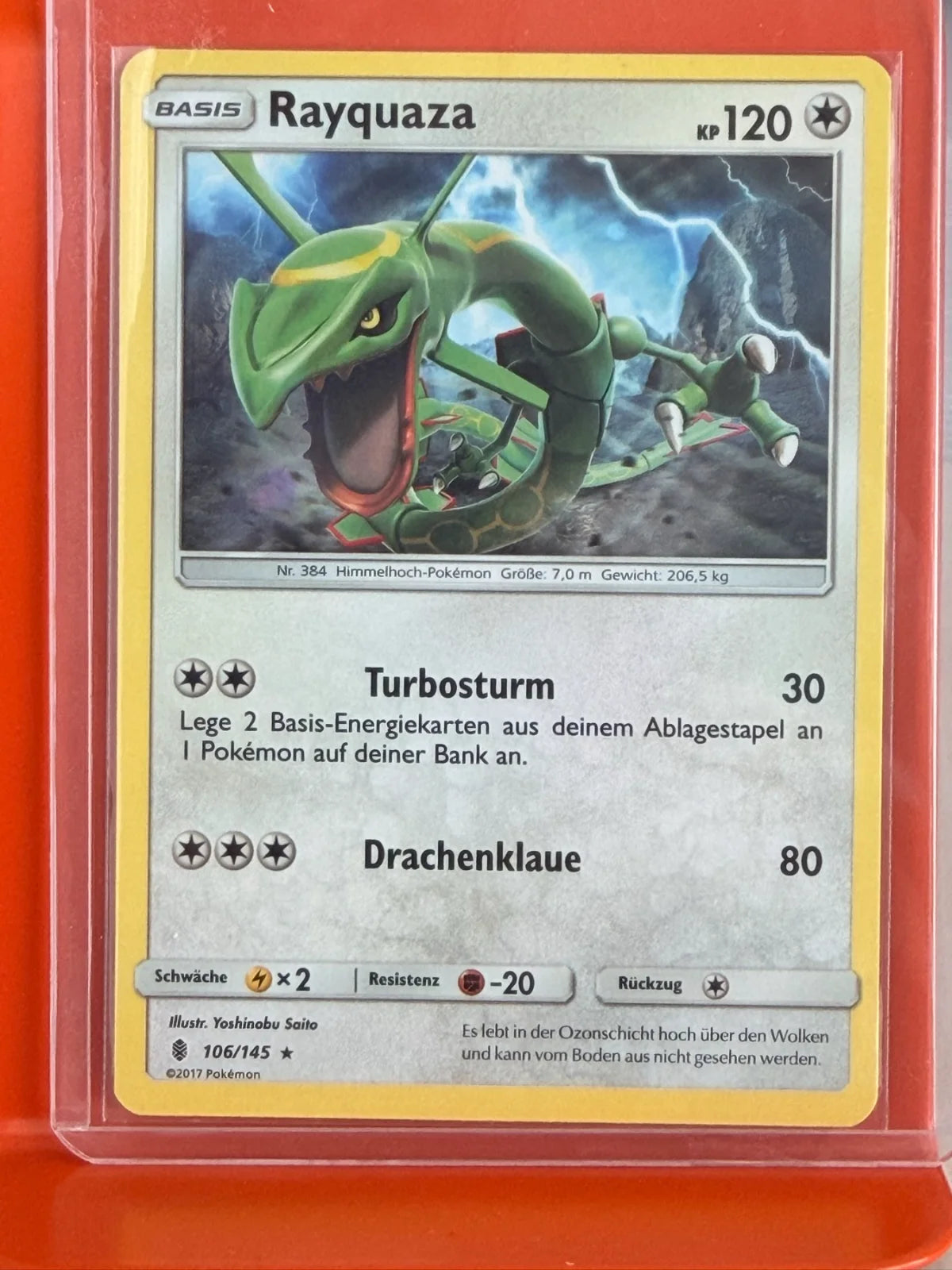 Rayquaza 106/145 · Normal (Guardians Rising)