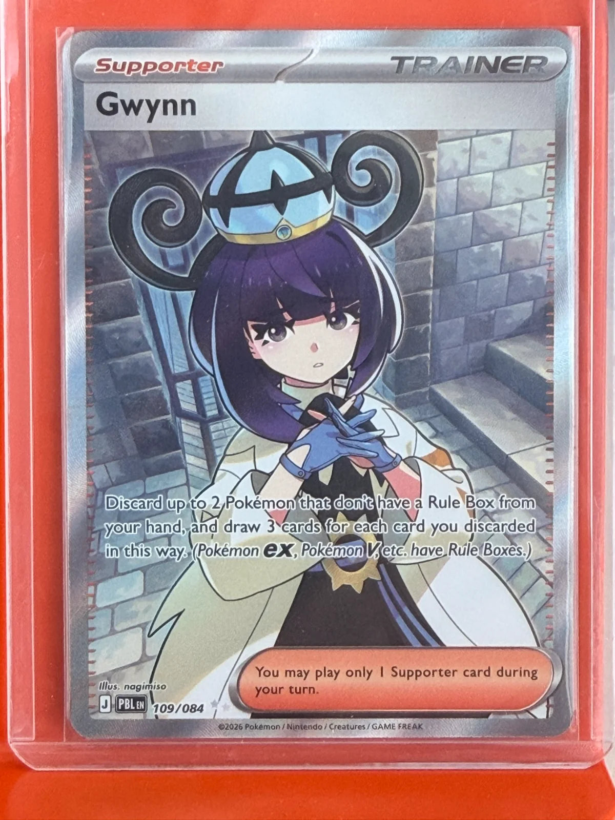 Gwynn 109/084 · Holofoil (Pitch Black)