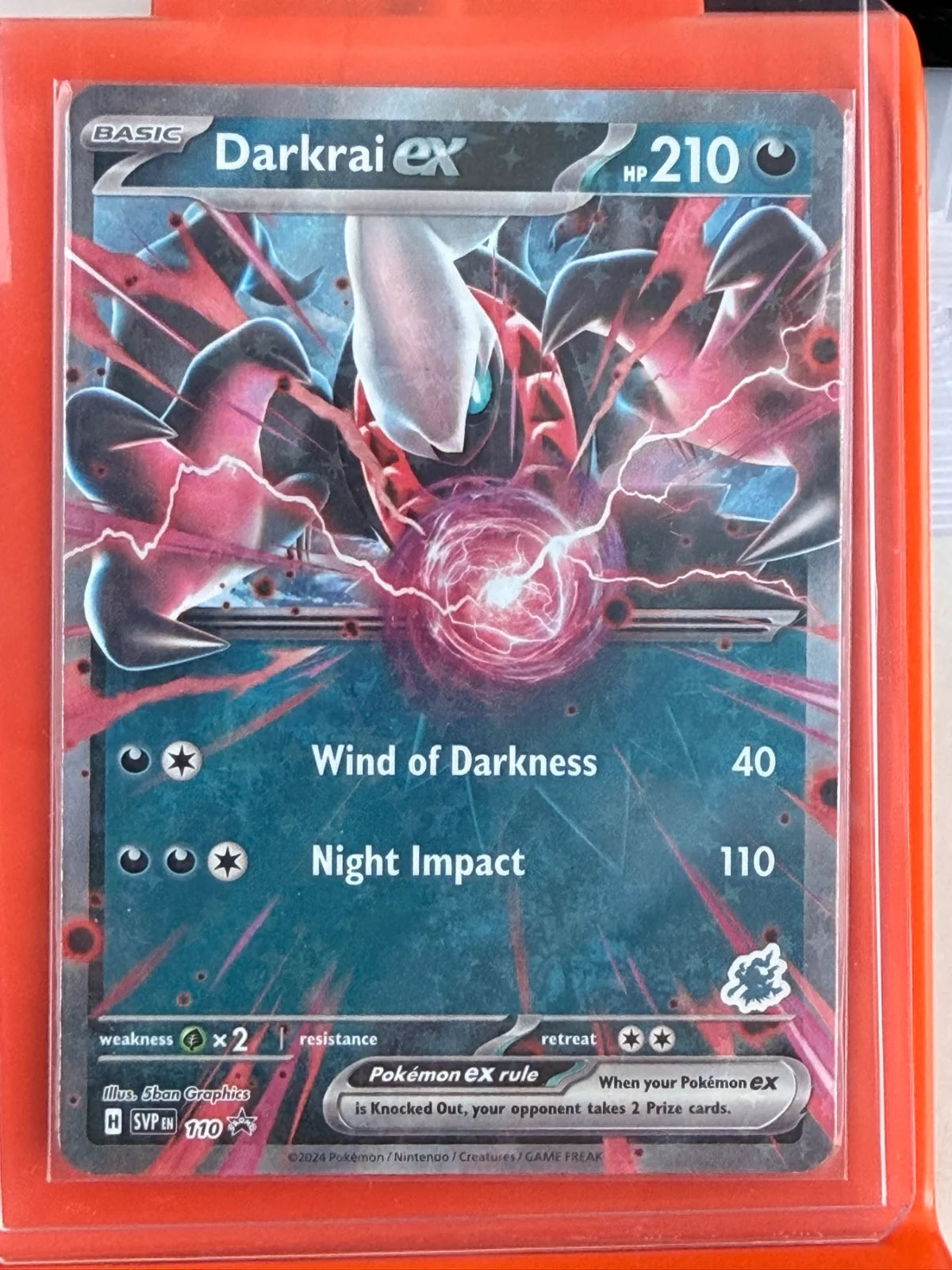 Darkrai ex 110 · Holofoil (Battle Academy 2024)