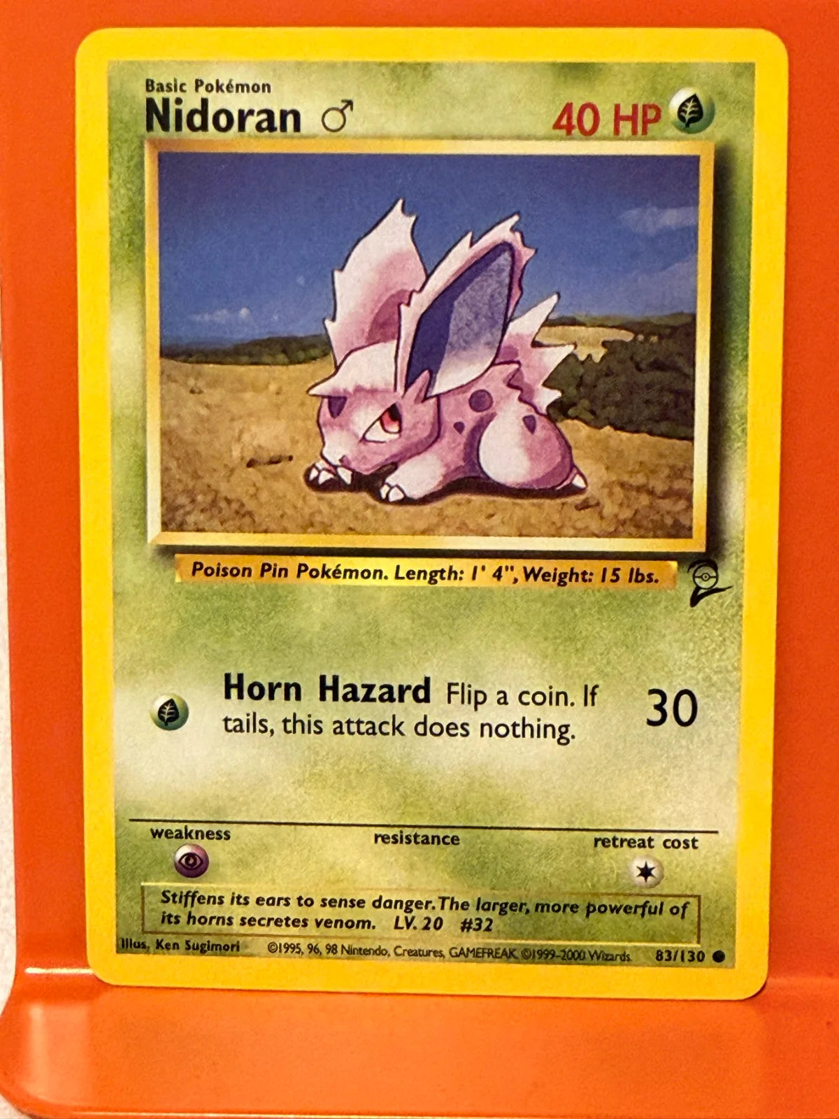 Nidoran M 83 · Normal (Base Set 2)