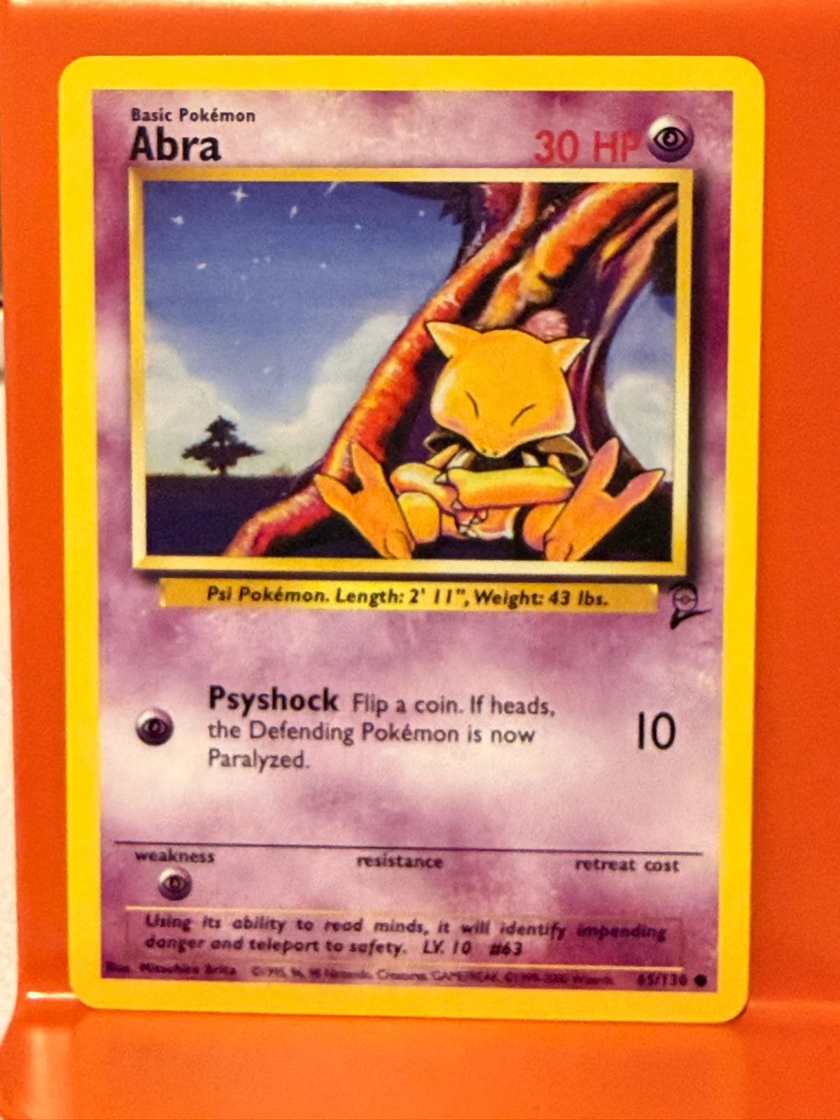 Abra 65 · Normal (Base Set 2)