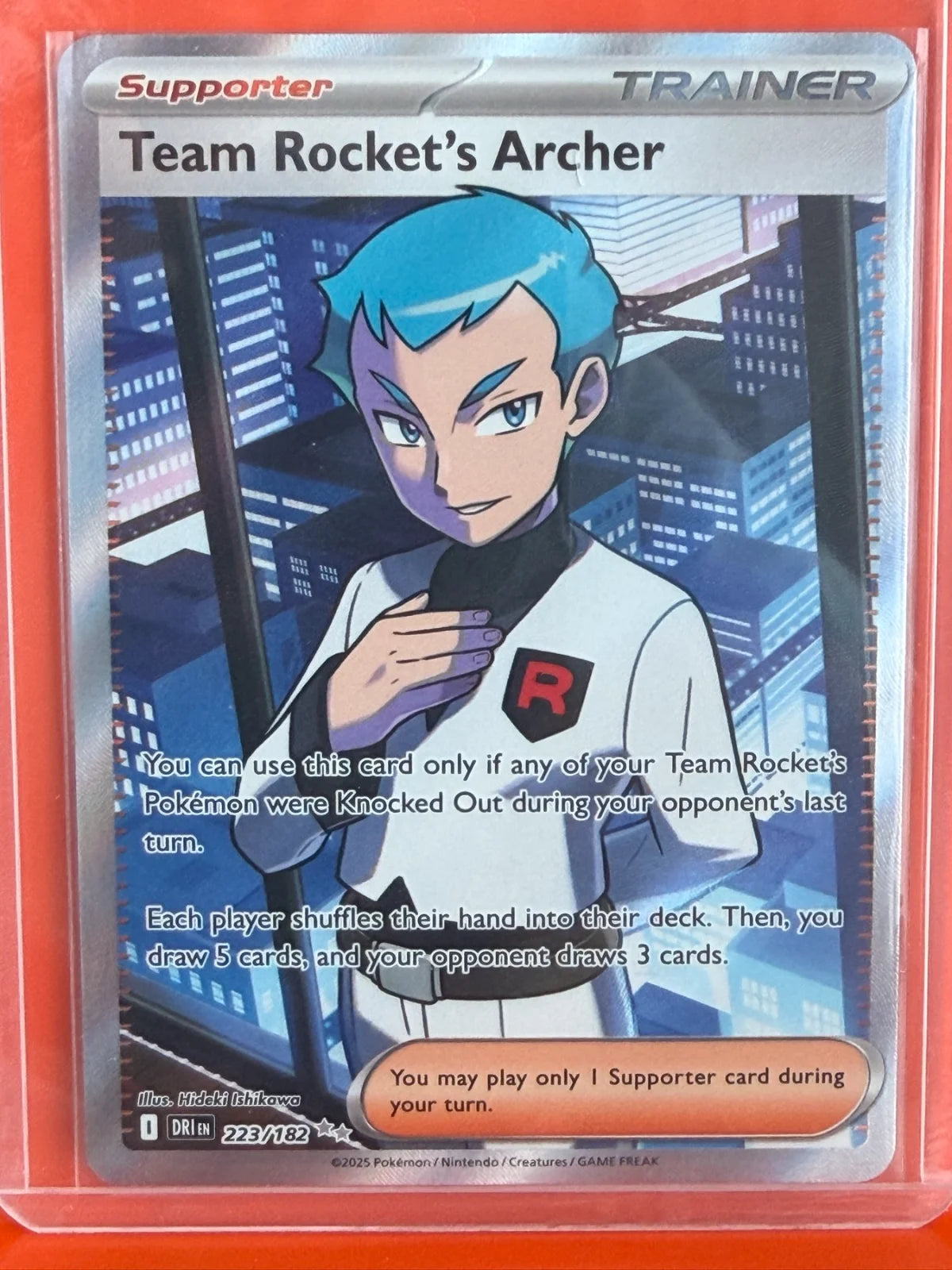 Team Rocket's Archer 223/182 · Holofoil (Destined Rivals)