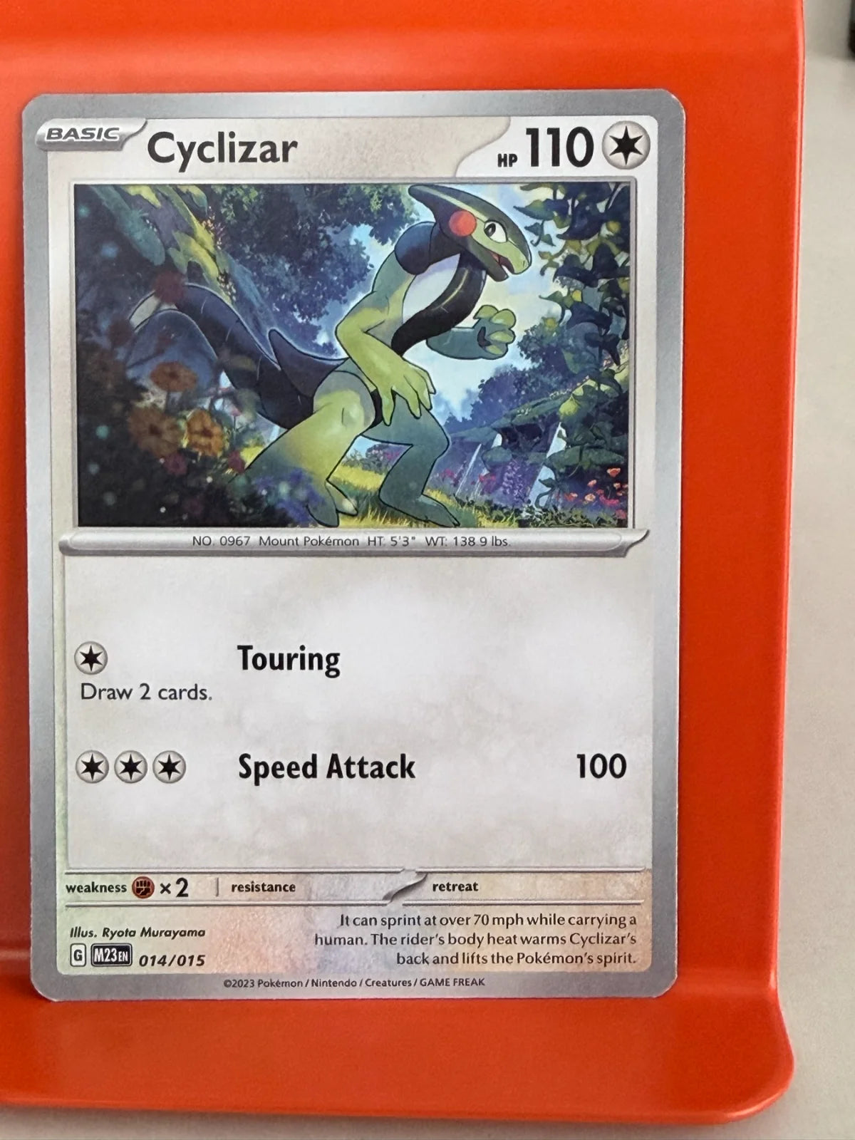Cyclizar 014/015 · Normal (McDonald's Promos 2023)