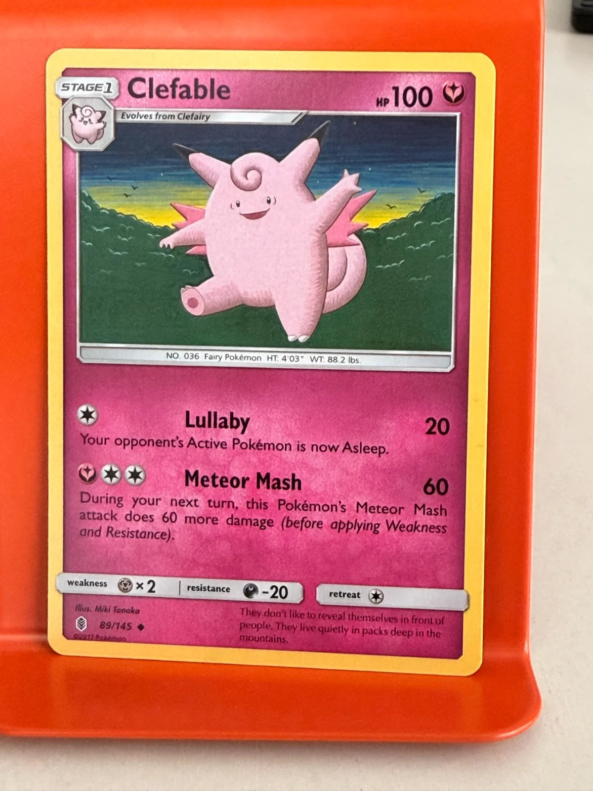 Clefable 89/145 · Normal (Guardians Rising)