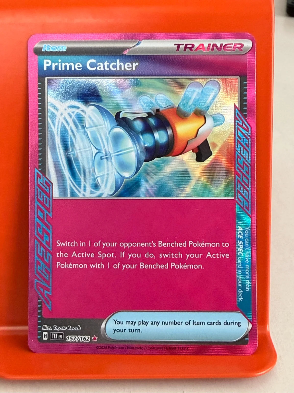 Prime Catcher 157/162 · Holofoil (Temporal Forces)