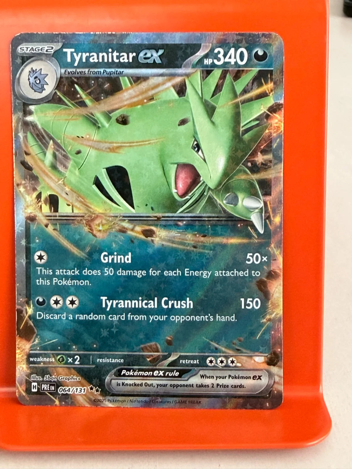 Tyranitar ex 064/131 · Holofoil (Prismatic Evolutions)