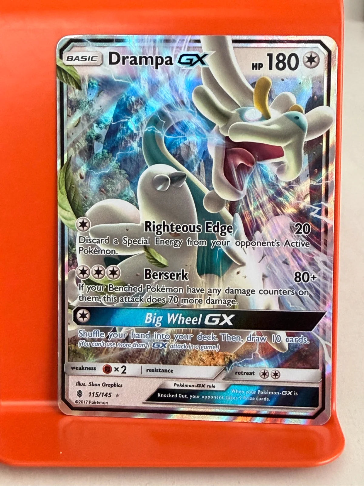 Drampa GX 115/145 · Holofoil (Guardians Rising)