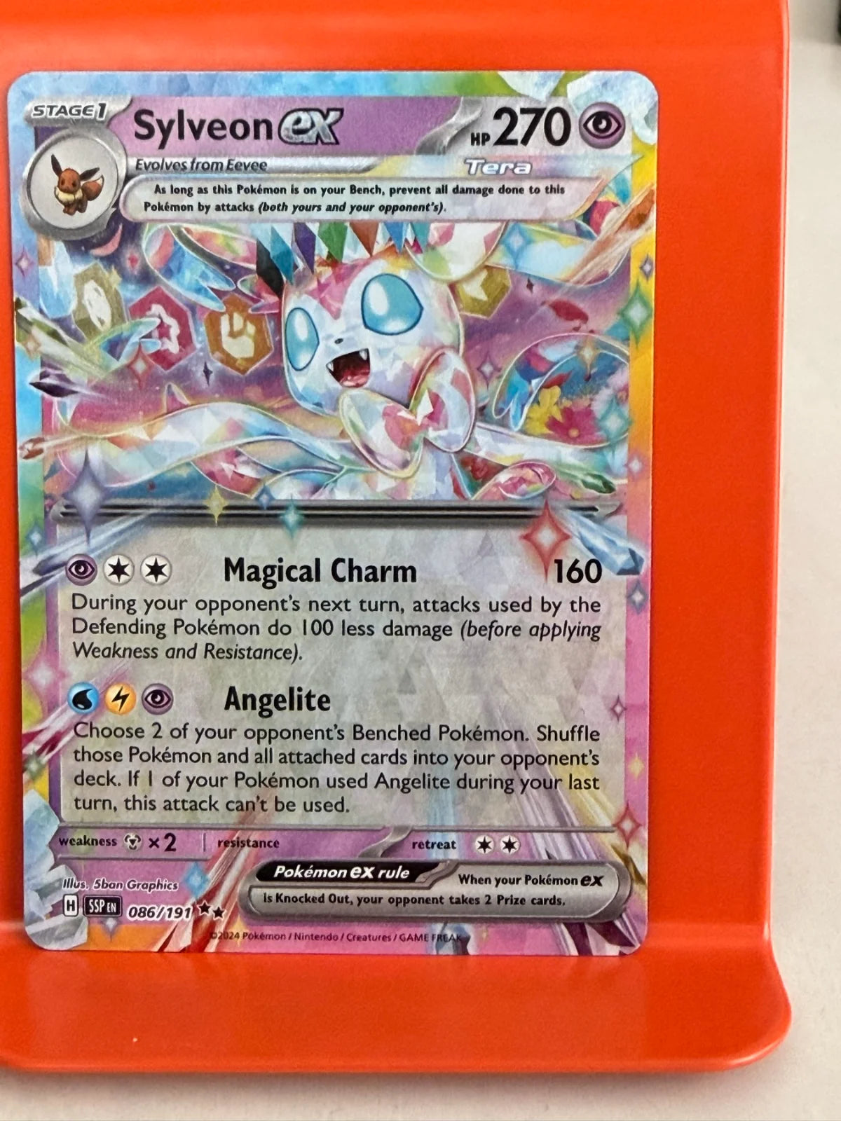 Sylveon ex 086/191 · Holofoil (Surging Sparks)