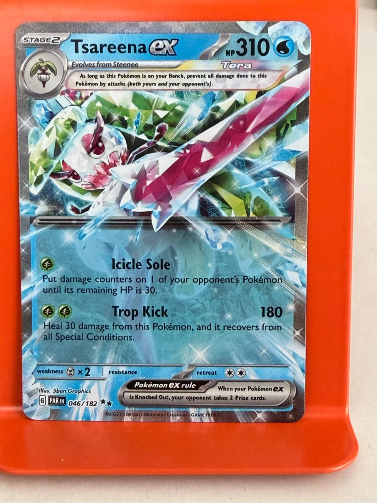 Tsareena ex 046/182 · Holofoil (Paradox Rift)